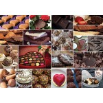 Puzzle  Grafika-F-33354 Collage - In love with Chocolate