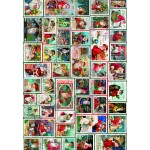 Puzzle  Grafika-F-33383 Santa Stamps