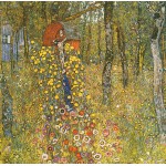 Puzzle  Grafika-F-33440 Gustav Klimt : Bauerngarten mit Kruzifix, 1911-1912