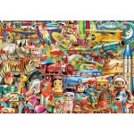 Puzzle  Grafika-F-33652 Retro Toys