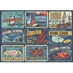 Puzzle  Grafika-F-33658 Nautische Nostalgie