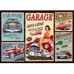 Puzzle  Grafika-F-33659 Retro Car Service