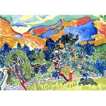 Puzzle  Grafika-F-33660 André Derain - Les Montagnes de Collioure