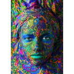 Puzzle   Face Art:  Portrait einer Frau