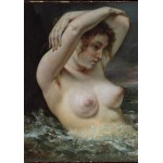 Puzzle   Gustave Courbet: Die Frau in den Wellen, 1868
