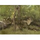 Jean-Baptiste-Camille Corot: Rocks in the Forest of Fontainebleau, 1860-1865