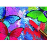 Puzzle   Papillons en Peinture