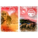Puzzle  Grafika-T-00205 Travel around the World - Afrika, Ägypten und Kenia