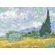 Van Gogh Vincent: Champ de Blé avec Cyprès, 1899