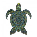   Holzpuzzle - Die Tropische Schildkröte