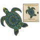 Holzpuzzle - Die Tropische Schildkröte
