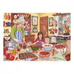 Puzzle   XXL Teile - Erdbeermarmelade