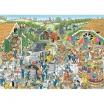 Puzzle  Jumbo-00604 Jan Van Haasteren - Auf dem Weingut