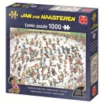 Puzzle  Jumbo-00625 Jan van Haasteren - Skateboarden In Der Bowl