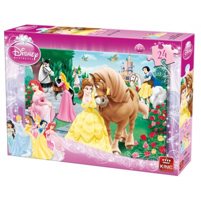 Puzzle King-Puzzle-05160-B Disney Prinzessinnen