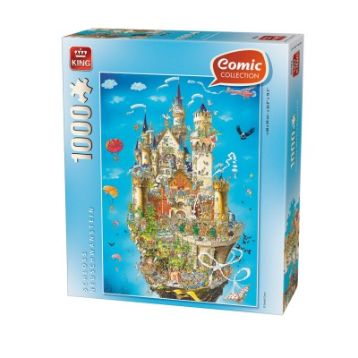 Puzzle King-Puzzle-05184 Comic Collection - Neuschwanstein