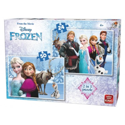 King-Puzzle-05413 2 Puzzles - Frozen