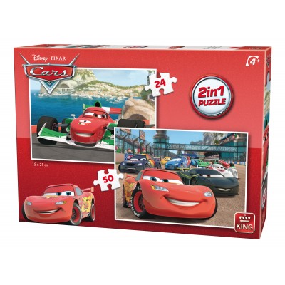 King-Puzzle-05415 2 Puzzles - Cars