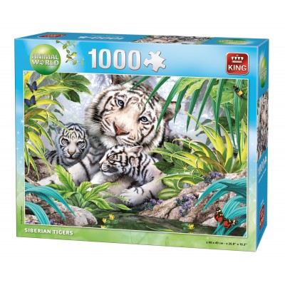 Puzzle King-Puzzle-05486 Sibirische Tiger
