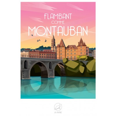 Puzzle Puzzle-La-Loutre-9328 Flambant comme MONTAUBAN