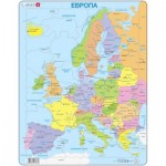  Larsen-A8-RU Rahmenpuzzle - Europa (auf Russisch)
