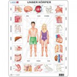  Larsen-OB1-DE Rahmenpuzzle - Unser Körper