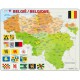 Rahmenpuzzle - Belgien (auf Französisch und Flämisch)