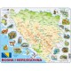 Rahmenpuzzle - Bosnien und Herzegowina und seine Tiere (auf Bosnisch)