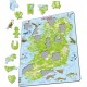 Rahmenpuzzle - Ireland Topographic Map (English)