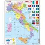   Rahmenpuzzle - Political Map of Italy (Italian)