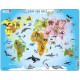 Rahmenpuzzle - Tiere der Welt