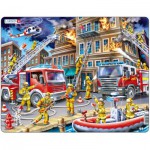  Larsen-US21 Rahmenpuzzle - Feuerwehreinsatz