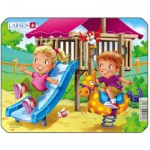  Larsen-Z10-4 Rahmenpuzzle - Spielplatz