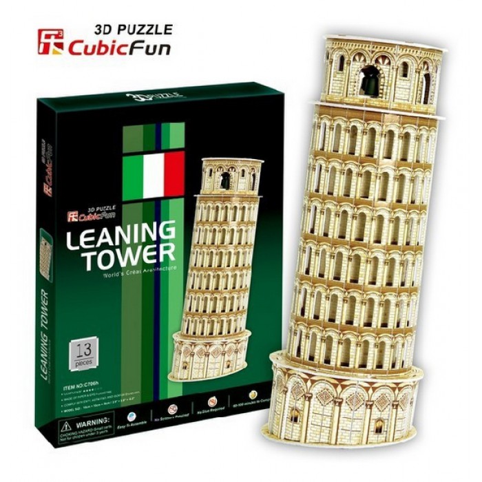 Cubic Fun Puzzle 3D - Schiefer Turm von Pisa