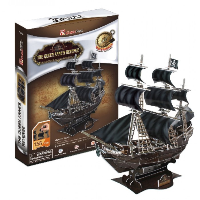 Cubic Fun Puzzle 3D - Queen Anne`s Revenge