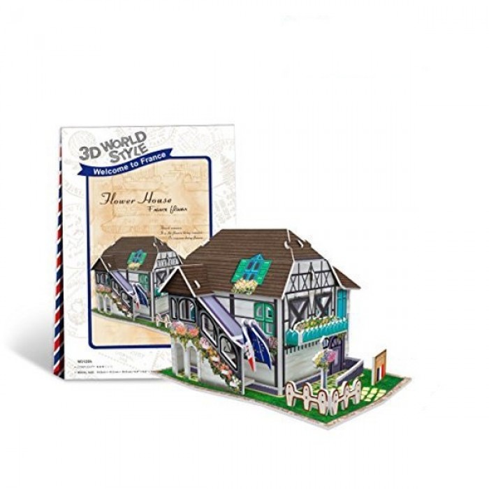 Cubic Fun 3D Puzzle World Style - Welcome to France