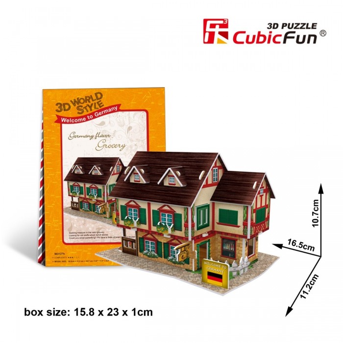 Cubic Fun 3D Puzzle World Style - Welcome to Germany