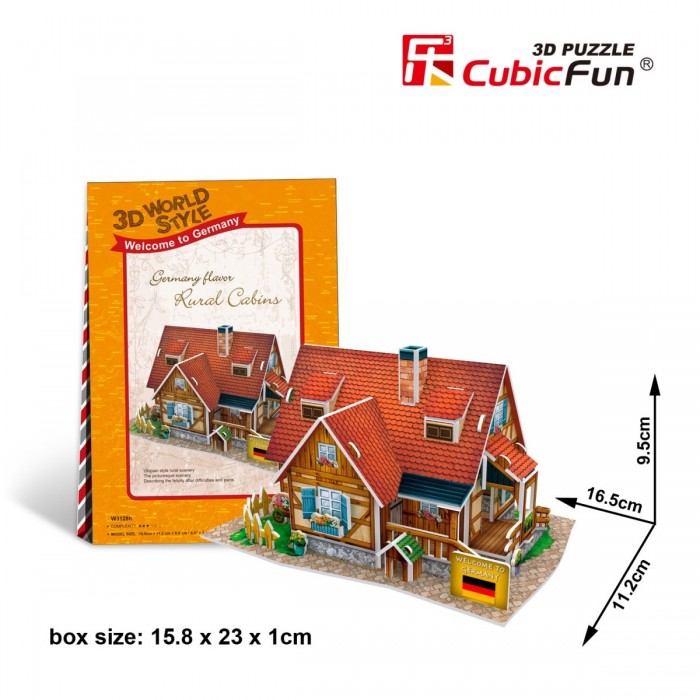 Cubic Fun 3D Puzzle World Style - Welcome to Germany