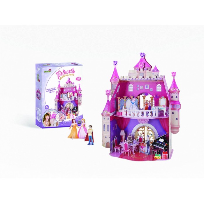 Cubic Fun 3D Puzzle - Princess Birthday Party