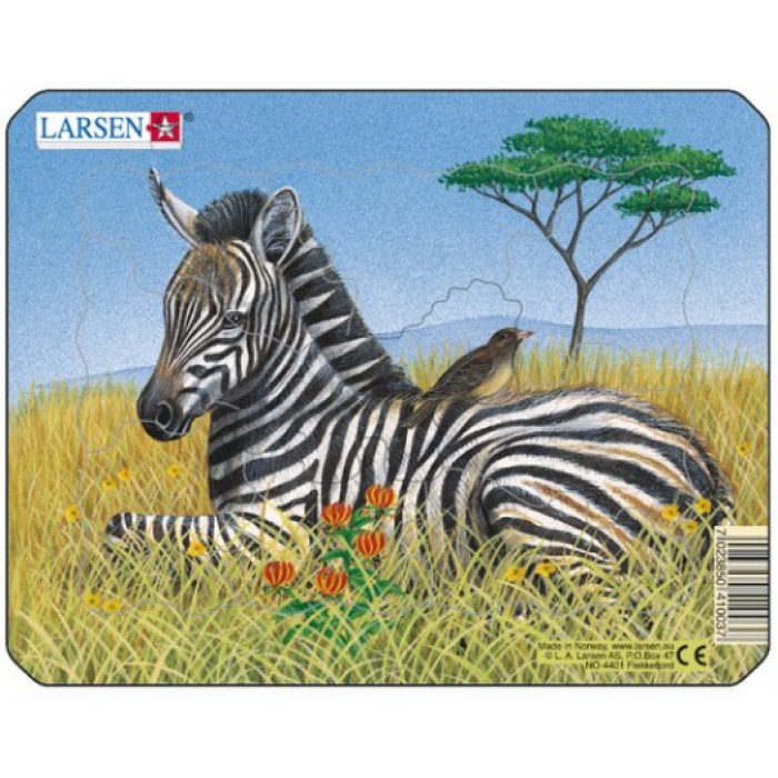 Larsen Rahmenpuzzle - Zebra