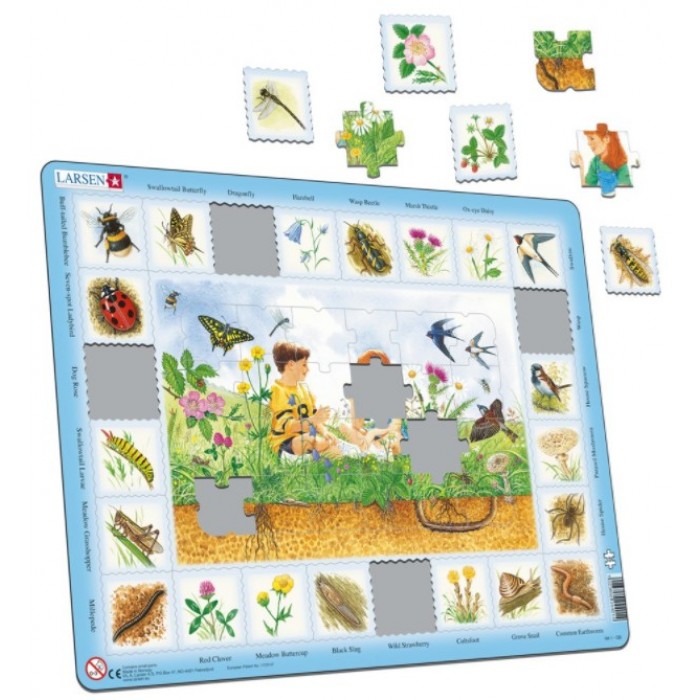 Larsen Rahmenpuzzle - In der Natur (auf Russisch)