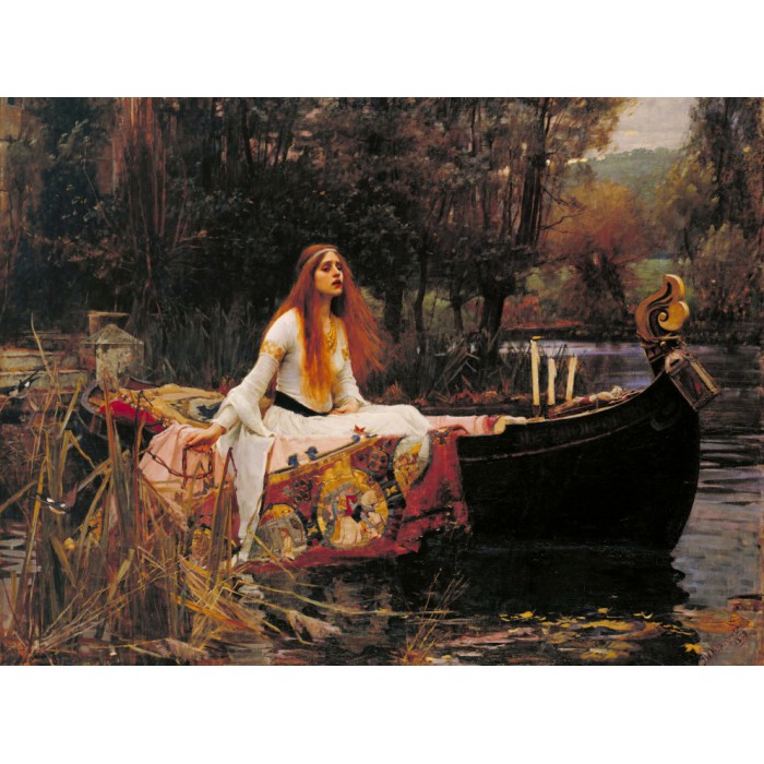 Grafika Waterhouse John William: The Lady of Shalott, 1888