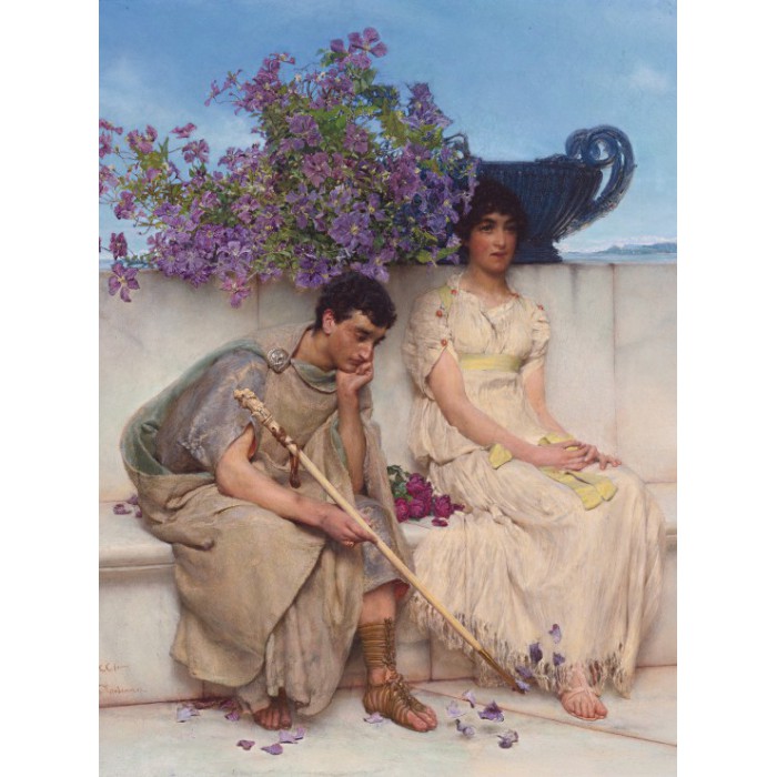 Grafika Sir Lawrence Alma-Tadema: An eloquent silence