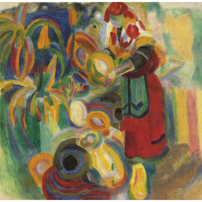 Grafika Robert Delaunay: La Grande Portugaise, 1915