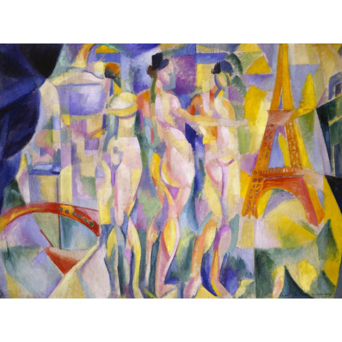 Grafika Robert Delaunay: La ville de Paris, 1912