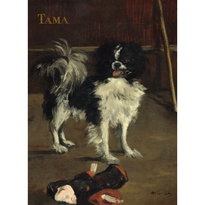 Grafika Edouard Manet: Tama: The Japanese Dog, 1875