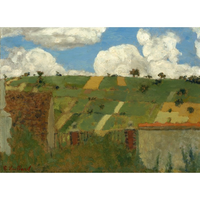 Grafika Edouard Vuillard: Landscape of the Ile-de-France, 1894