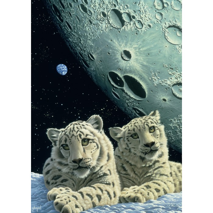 Grafika Schim Schimmel - Lair of the Snow Leopard