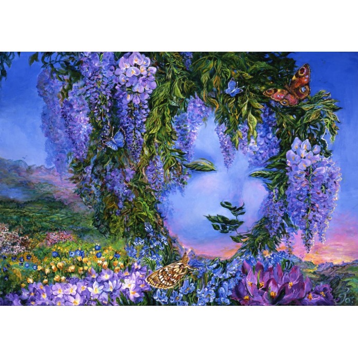 Grafika Mysterious Wisteria