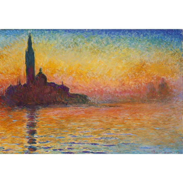 Grafika Kids XXL Teile - Claude Monet: Saint-Georges-Majeur au Crépuscule, 1908
